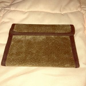 EUC- Vintage Suede Wallet/Billfold